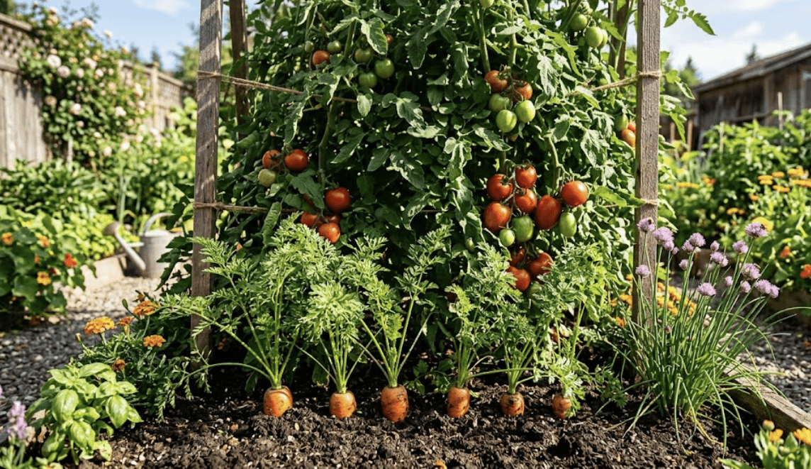 Companion Planting Carrots: Maximizing Root Growth