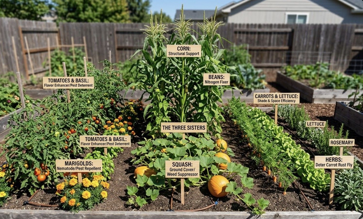 The Science of Companion Planting: Designing Your Beds for Natural Pest Deterrence