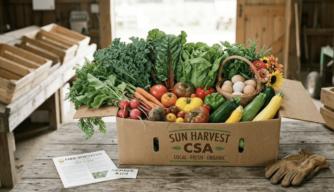 What Comes in a CSA Box? Monthly Guide by Season
