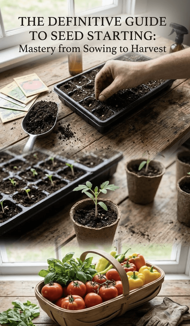 The Definitive Guide to Seed Starting: Mastery from Sowing to Harvest