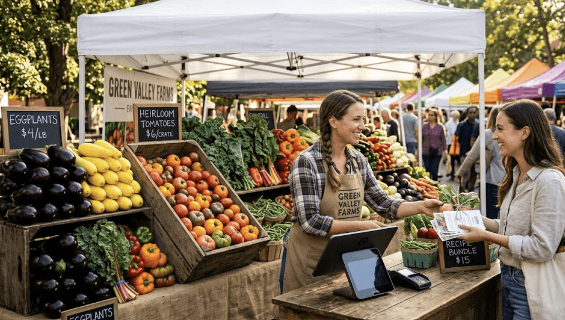 Farmers Market Vendor Tips: Selling Your CSA Excess