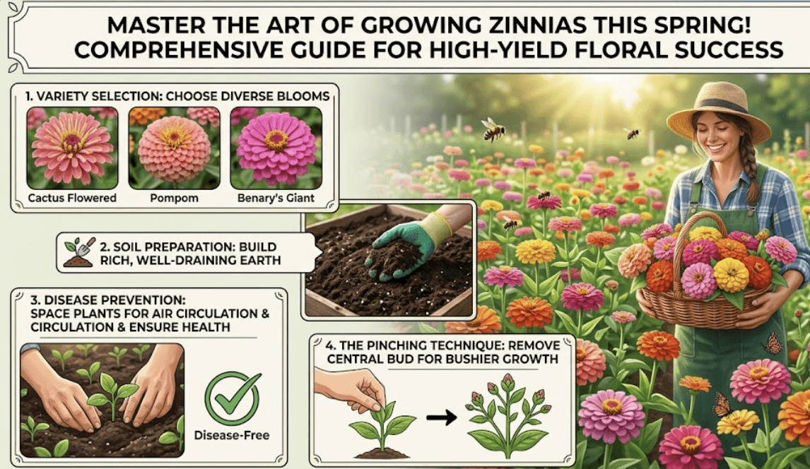 The Zinnia Guide: Selecting, Planting, and Maintaining Spring’s Most Popular Bloom